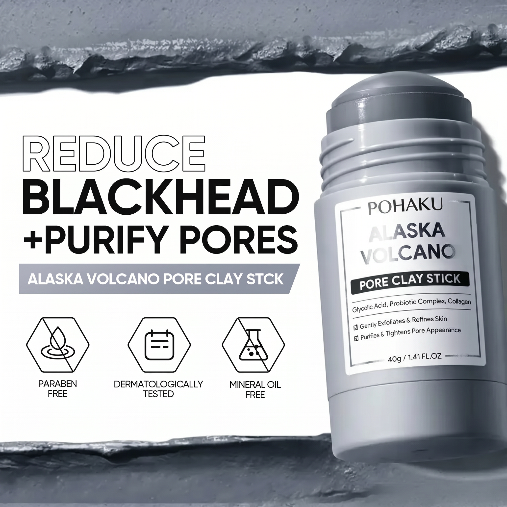 Pohaku™ Volcanic Clay Mask Stick